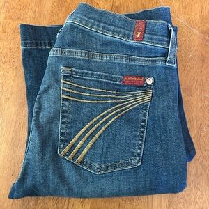 7 for all mankind flared jeans